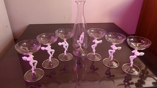 Редкость Лауша Бимини балерины, ликерный набор, супер состояние, с рубля