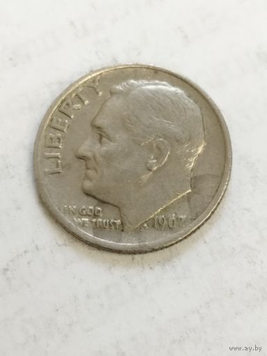 США 1 дайм 1967