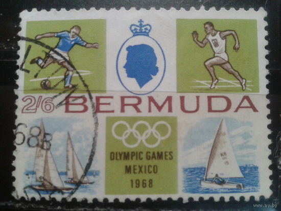 Бермуды, колония Англии,1968. Олимпийские игры в Мехико