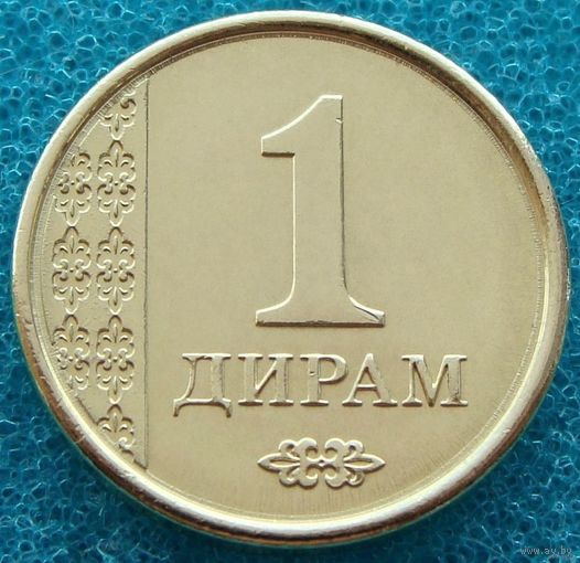 Таджикистан. 1 дирам 2011 года KM#35