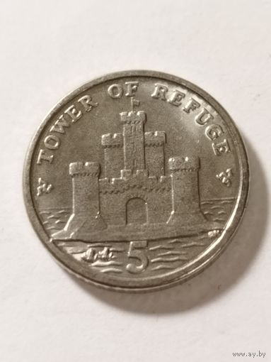 Остров Мэн 5 пенсов 2015