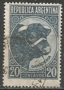 Аргентина. Бык. 1943г. Mi#506.