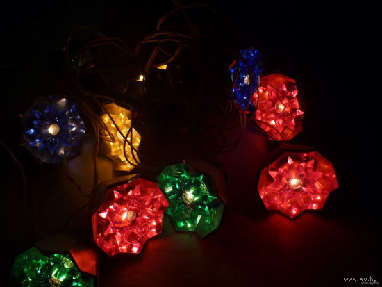 Редкая Ёлочная Электро Гирлянда СССР