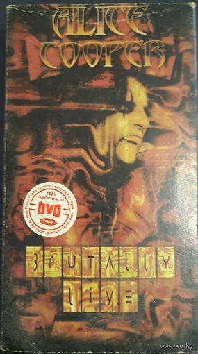 Видеокассета VHS. Alice Cooper 2000 - Brutally Live.