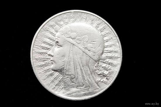 10 злотых 1932 г. Польша, Игнаций Мосьцицкий