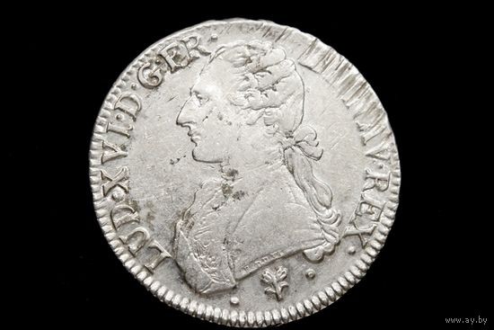 Талер (экю) 1786 г. Франция, Людовик XVI