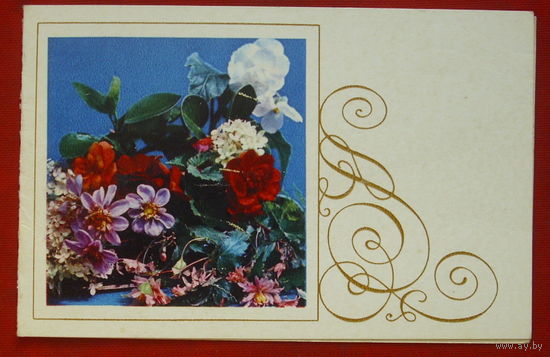 8 марта! Подписанная. Двойная. 1971 года. Фото Суханова. 752.
