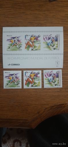 Бразилия. ЧМ по футболу. 1982г. чистая