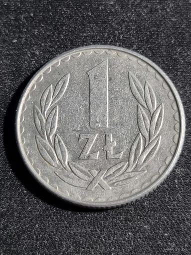 Польша 1 злотый 1988