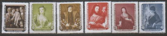 ГДР. М. 586/91. 1957. Дрезденская галерея. ЧиСт.