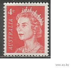 Австралия. Королева Елизавета II. 1966г. Mi#361.