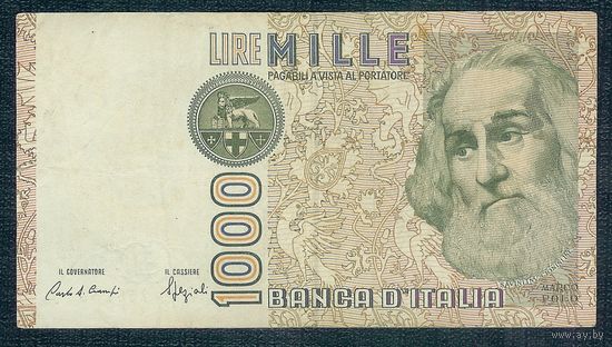Италия, 1000 лир 1982 год.
