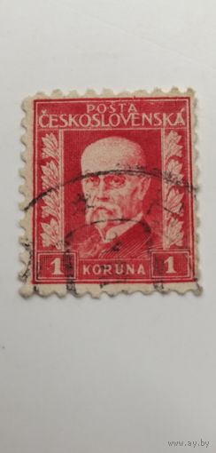 Чехословакия 1927. Президент Масарик