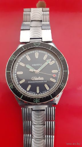 Часы СЛАВА. СССР. КВАРЦ.