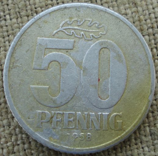 50 пфеннигов 1958 Германия