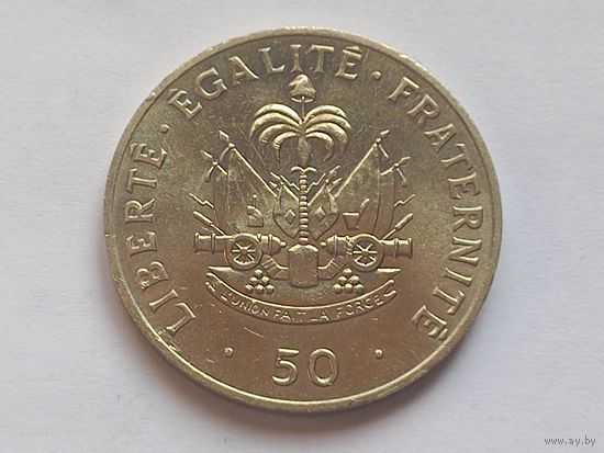 Гаити 50 сантимов 1991 г.
