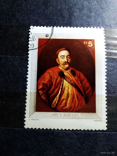 Марка Польша 1983 год Ян III Собеский