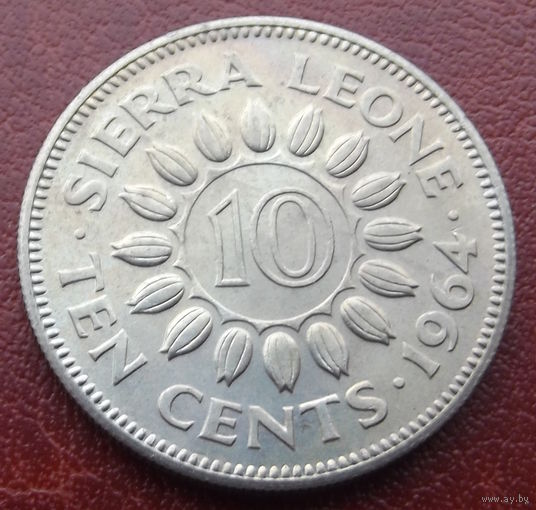 Сьерра-Леоне. 10 центов 1964