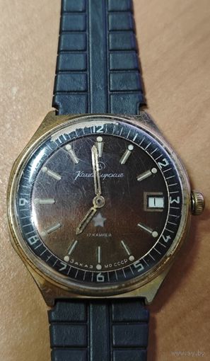 Часы позолоченные, командирские. СССР. Заказ министерства. На ходу