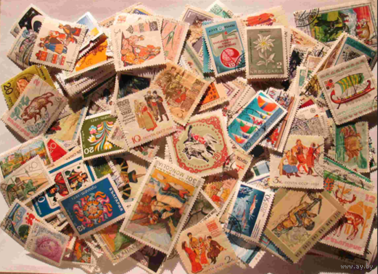 340 марок разных стран