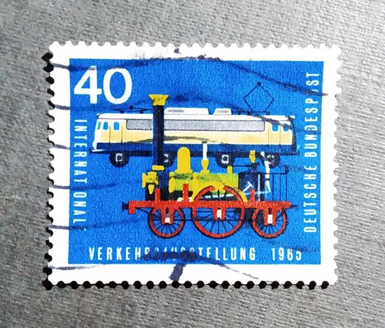 Марка Германия 1965 год Международная выставка