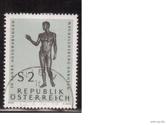 Австрия-1968,(Мих.1268) гаш., Искусство, Скульптура
