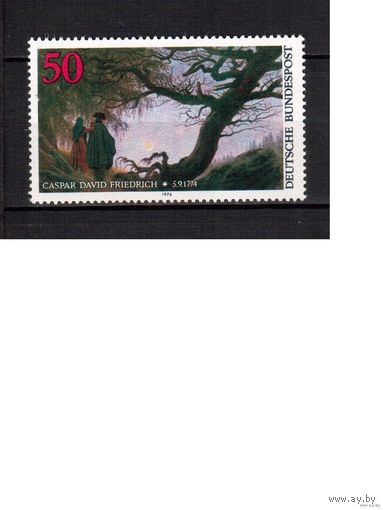 Германия(ФРГ)-1974, (Мих. 815) ** , Живопись
