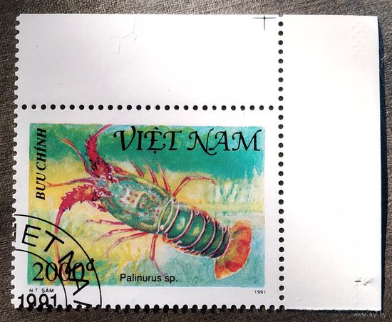 Марка Вьетнам 1991 год Рак