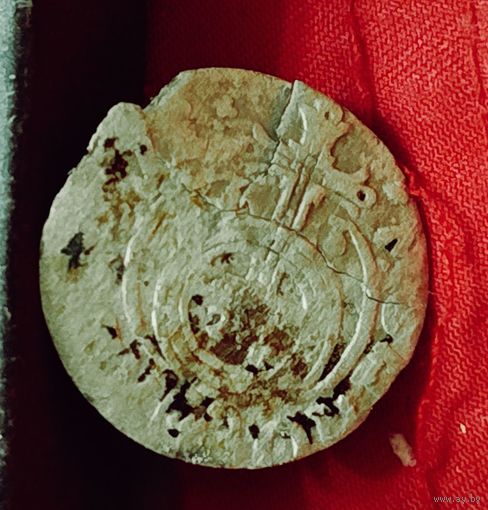 Польша 1 полторак 1633 Сигизмунд III не частая, штемпель после смерти