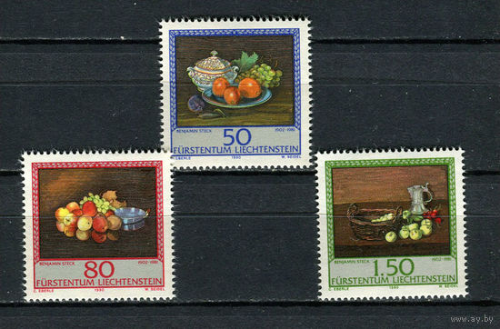 Лихтенштейн - 1990 - Искусство - [Mi. 990-992] - полная серия - 3 марки. MNH.  (Лот 114CQ)