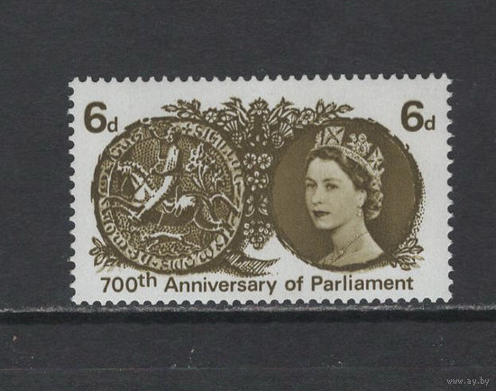 Монархия Британия 1965** 700 лет парламента Королева Елизавета II