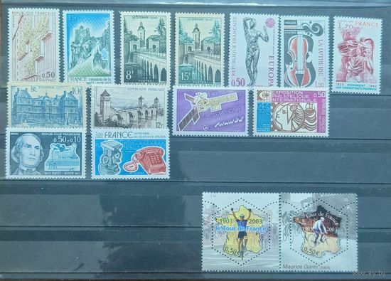 Франция. Сборка чистых марок
