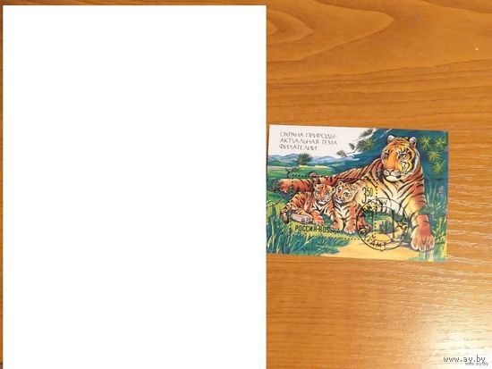 1992 Россия загорский блок 1 MNH** фауна (р-1)