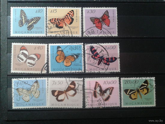 Мозамбик, колония Португалии, 1952. Бабочки