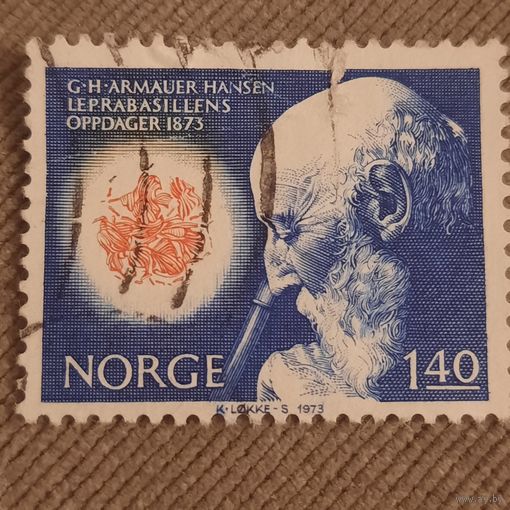 Норвегия 1973. G.H. Armauer Hansen