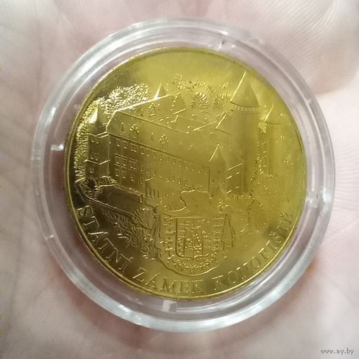 Монета сувенирная Чехия замок Конопиште