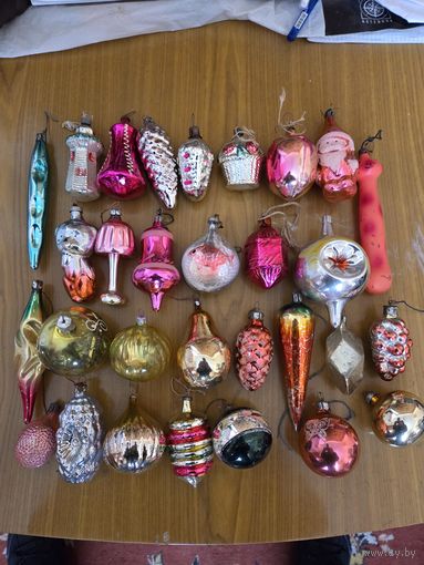 Лот ёлочных игрушек