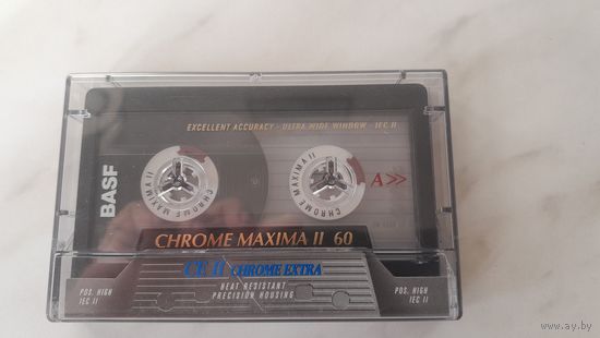 Хромовая аудиокассета BASF Chrome Maxima II 60 (60 минут)