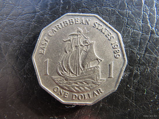 Восточные Карибы. 1 доллар, 1989. С 20 копеек. Распродажа коллекции. Смотрите другие лоты.