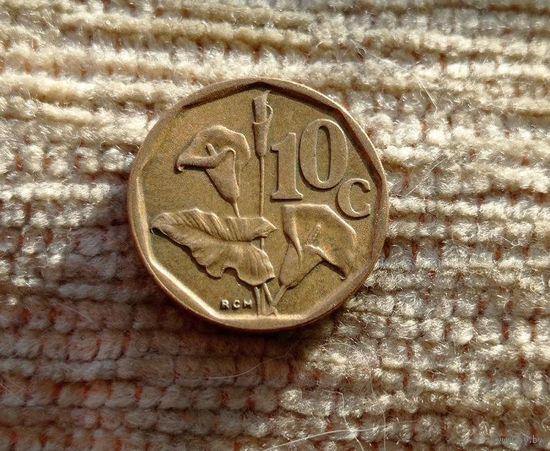 Werty71 ЮАР 10 центов 1992