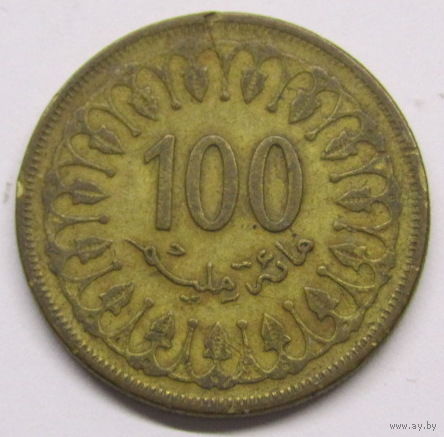 Тунис 100 шиллингов 1983 г