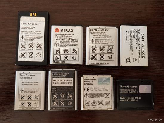 АКБ SONY ERICSSON   (14 шт.)