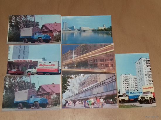 Календарики 1983 "Мострансагентство" 7 шт. одним лотом