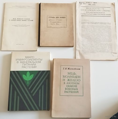 Рукописи и книги Жизневской Г.Я., дочери Яна Пейве. ОДНИМ ЛОТОМ