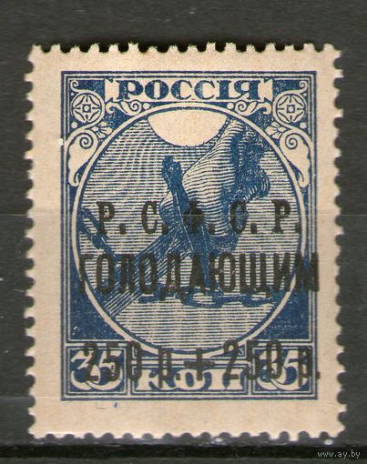 Р.С.Ф.С.Р. Михель- 170-а. Помощь голодающим.Чистая.