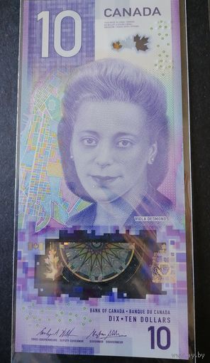 10 долларов 2018 г. UNC