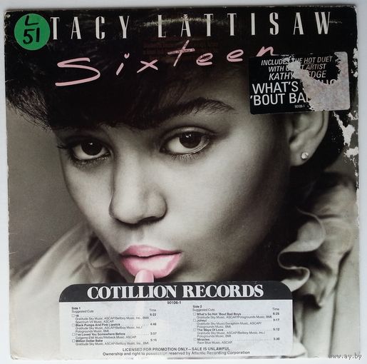 LP Stacy Lattisaw – Sixteen (1983) Electronic, Funk / Soul, Dance-pop, Contemporary R&B