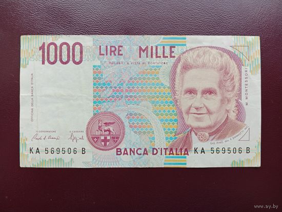 Италия 1000 лир 1990