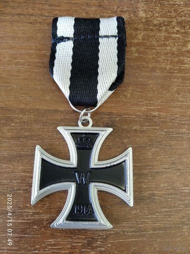 Железный крест 2 ст. I мировой войны Германия Пруссия реплика