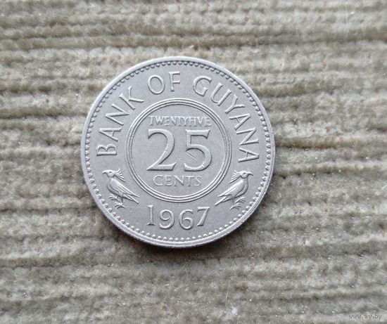 Werty71 Гайана 25 центов 1967